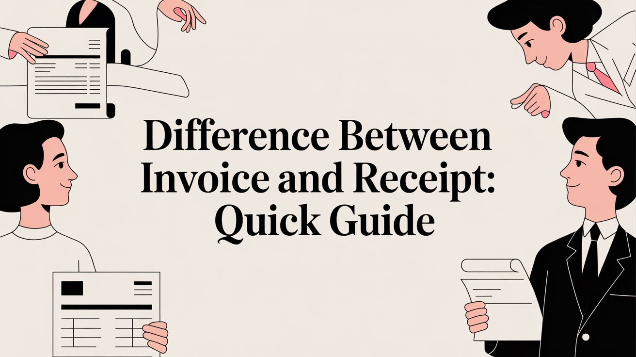 difference between invoice and receipt: Quick guide
