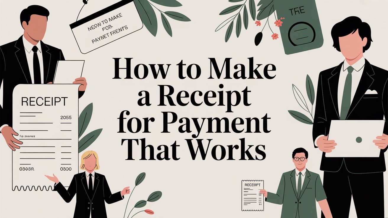 How to Make a Receipt for Payment That Works