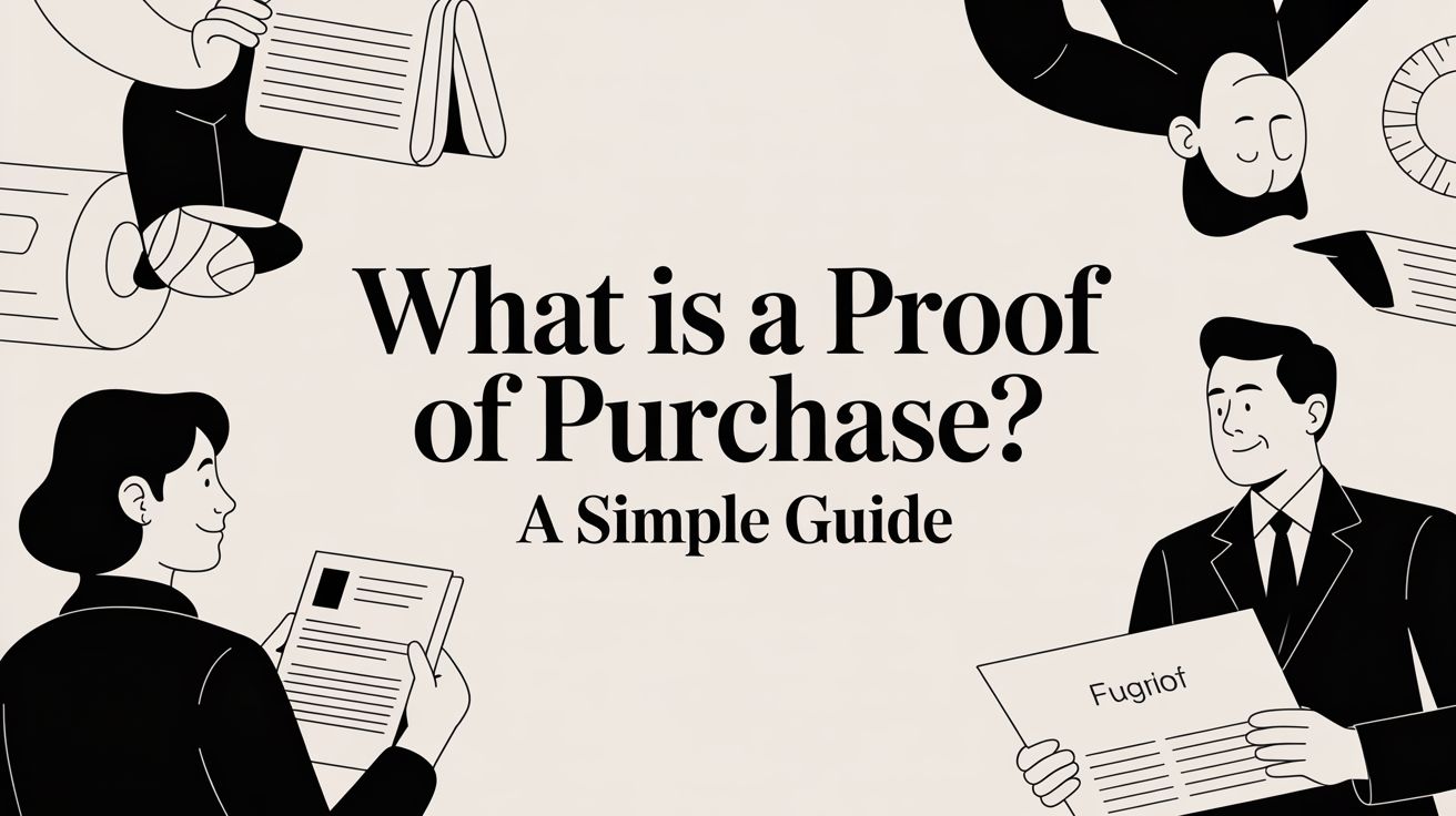 What Is a Proof of Purchase? A Simple Guide
