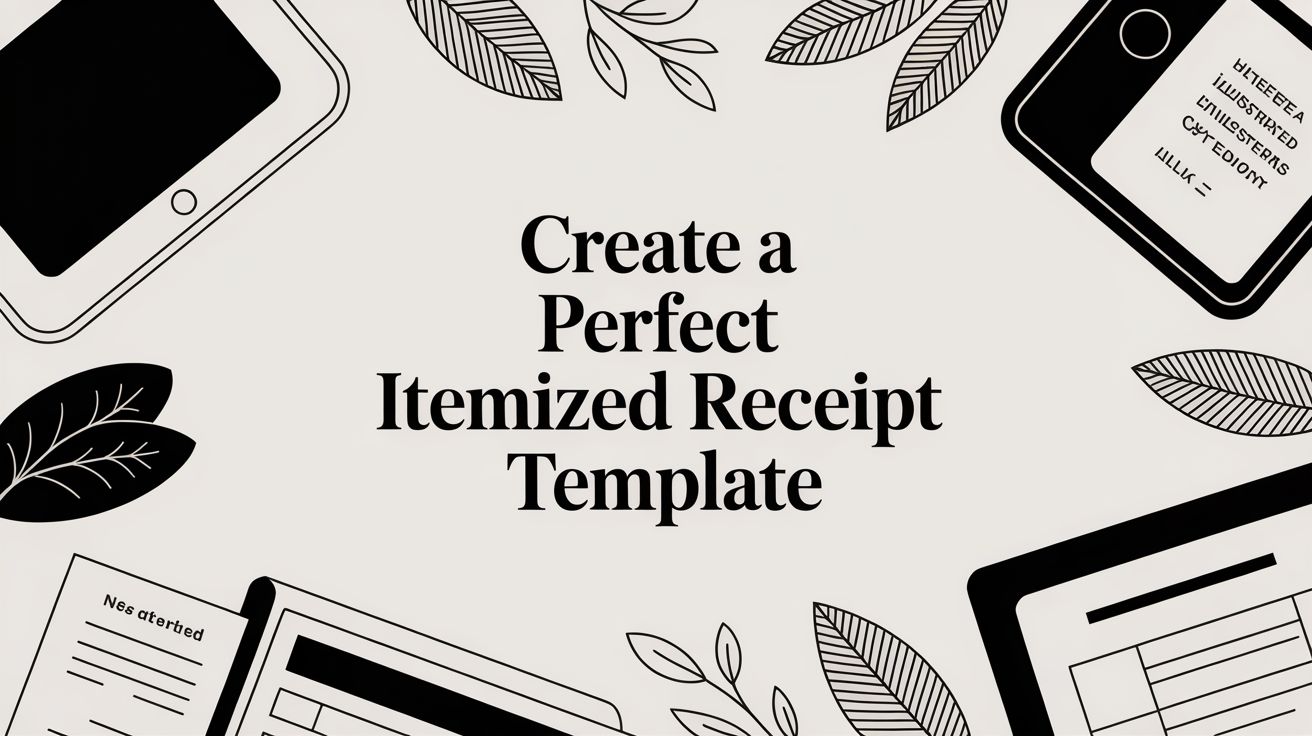 Create a Perfect Itemized Receipt Template