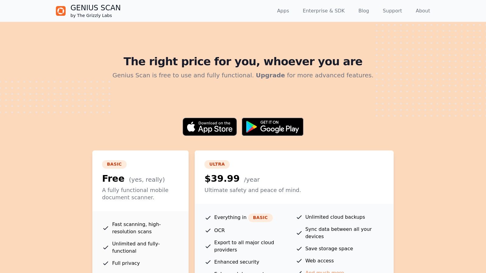 Genius Scan (The Grizzly Labs)