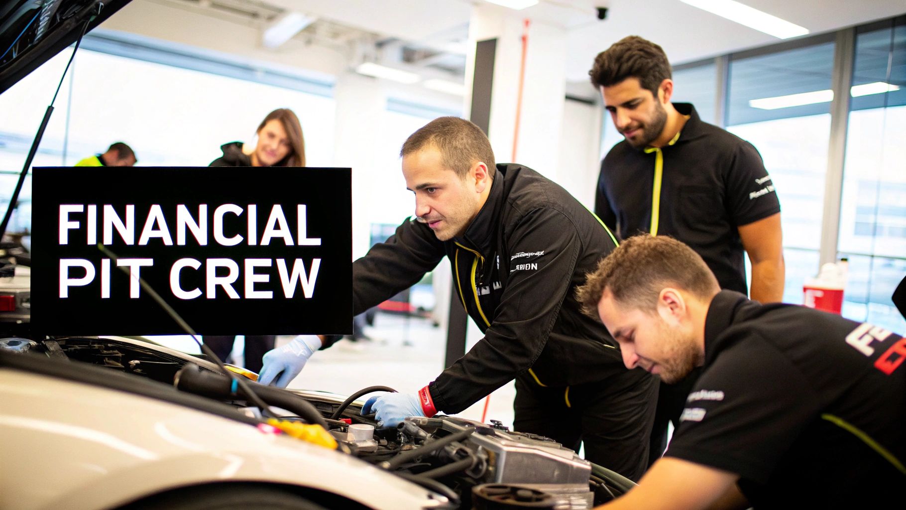 Business professionals in the UAE discussing accounting outsourcing services