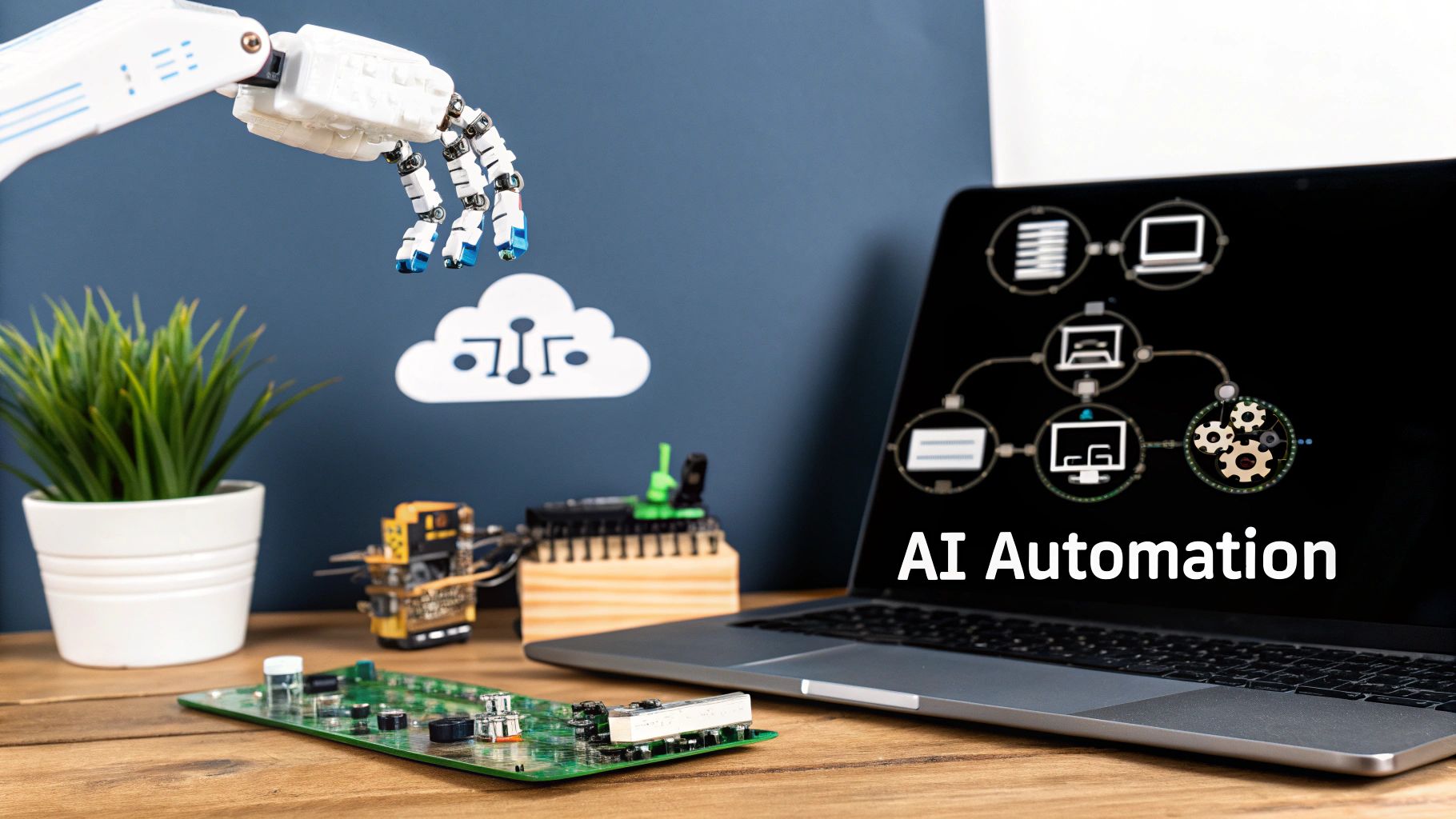 A professional working with financial data analytics on a screen, representing modern accounting services in the UAE.