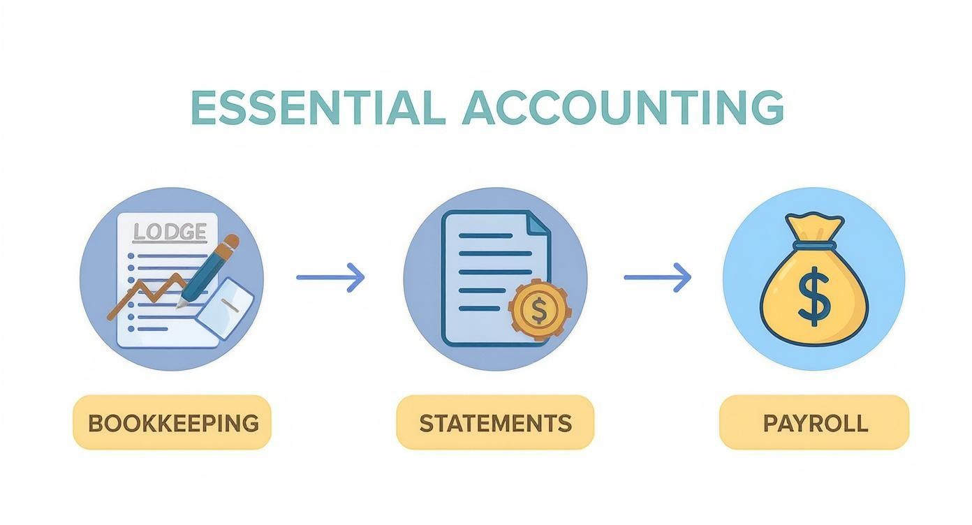 Infographic about Accounting services for mainland Dubai companies