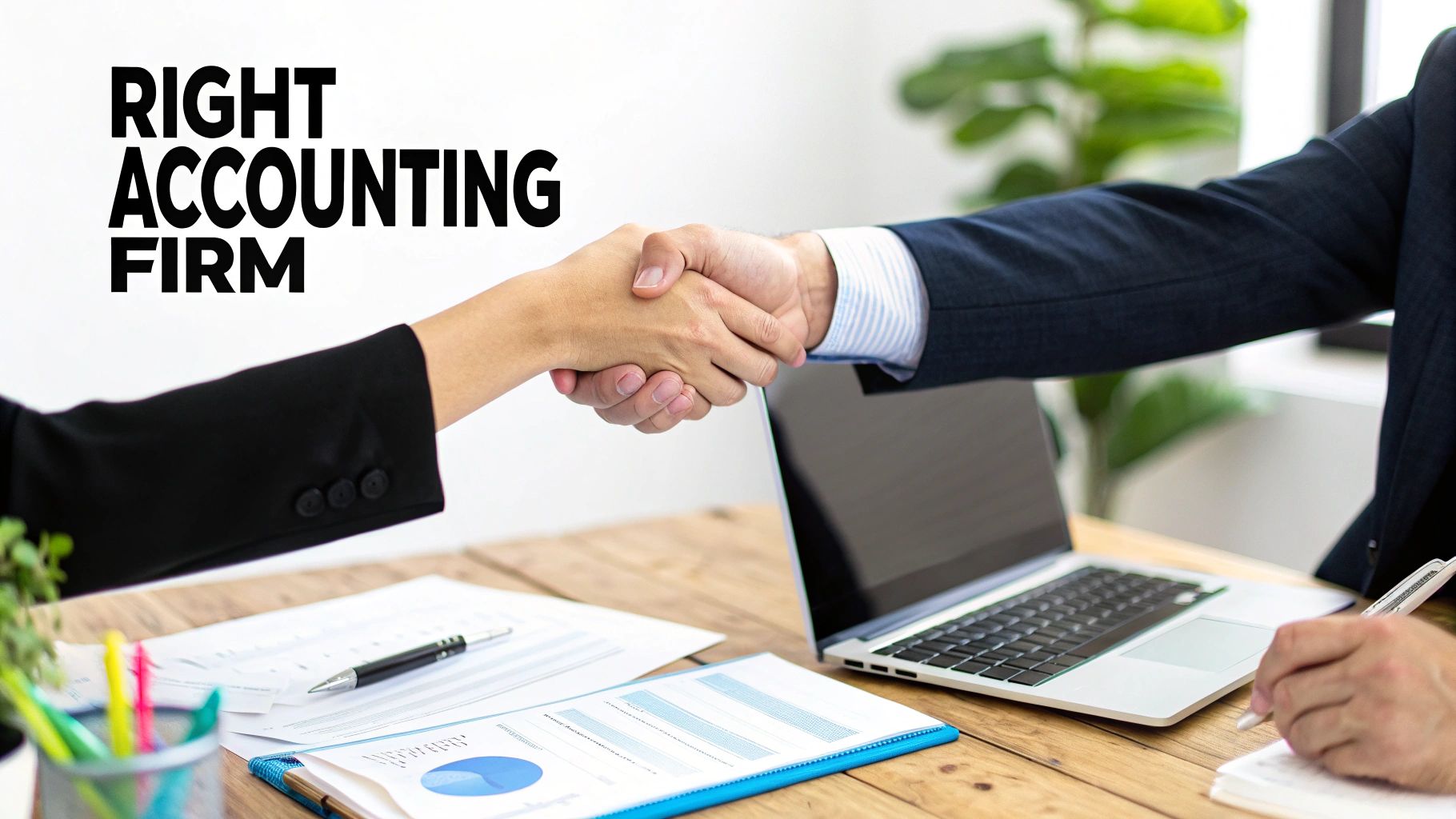 A team of professionals collaborating in a modern Dubai office, reviewing financial documents.