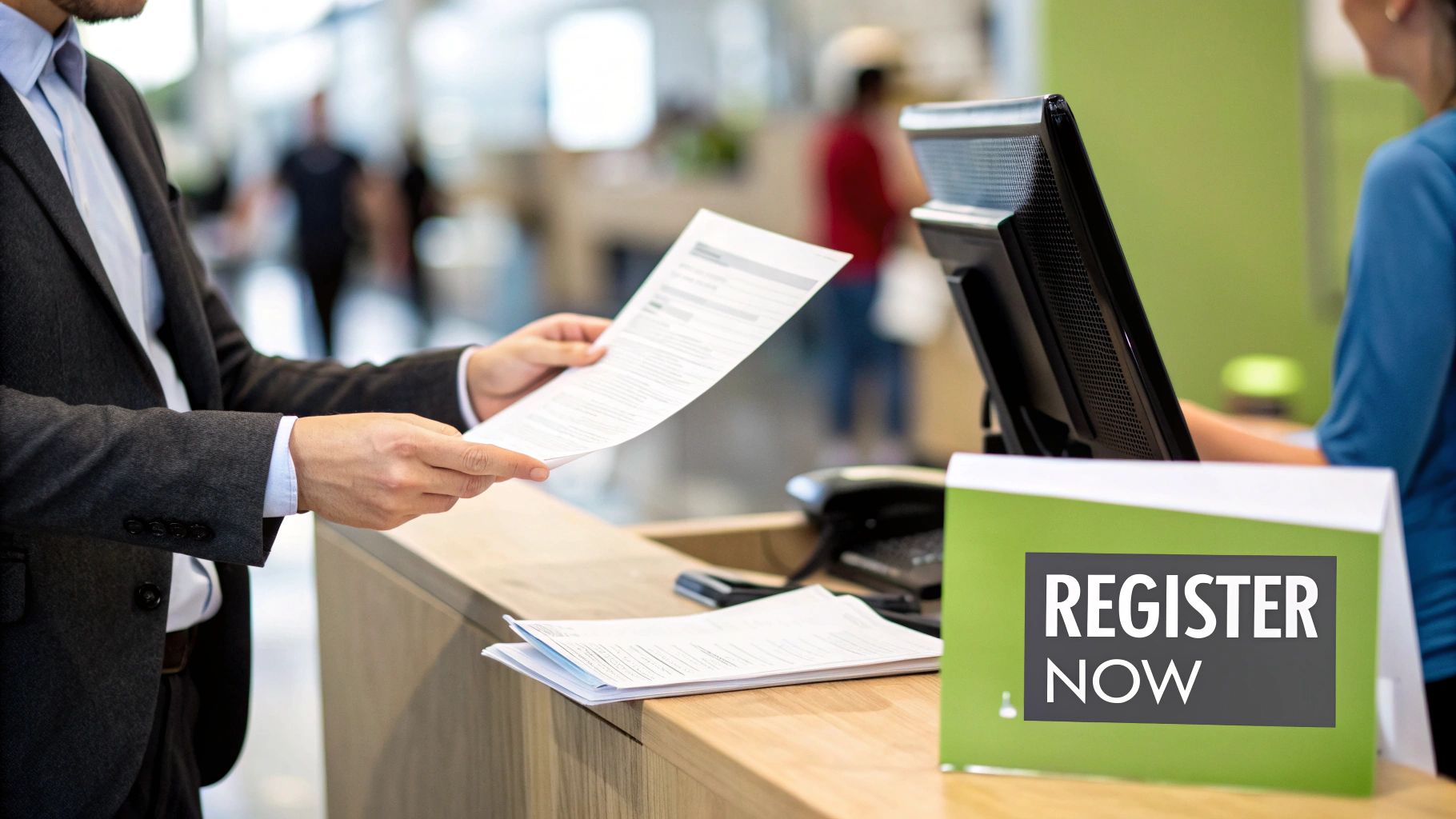 A person working on a laptop with charts and graphs on the screen