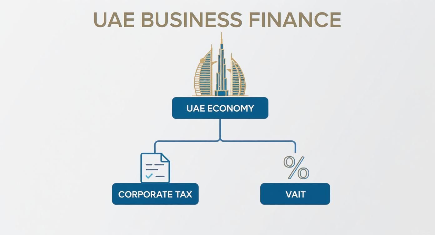 Infographic about professional accounting services in dubai