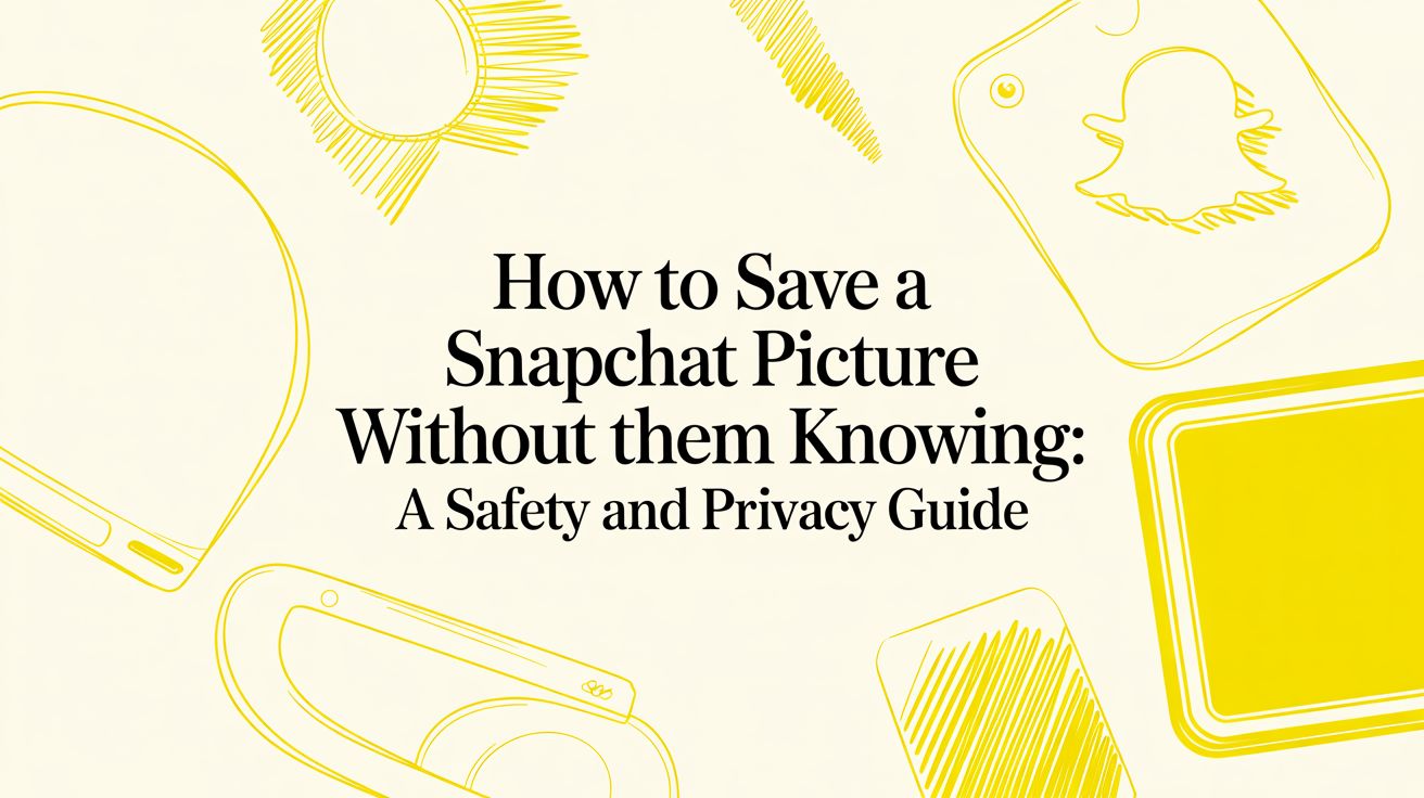 How to Save a Snapchat Picture Without Them Knowing: The Smart Privacy Guide