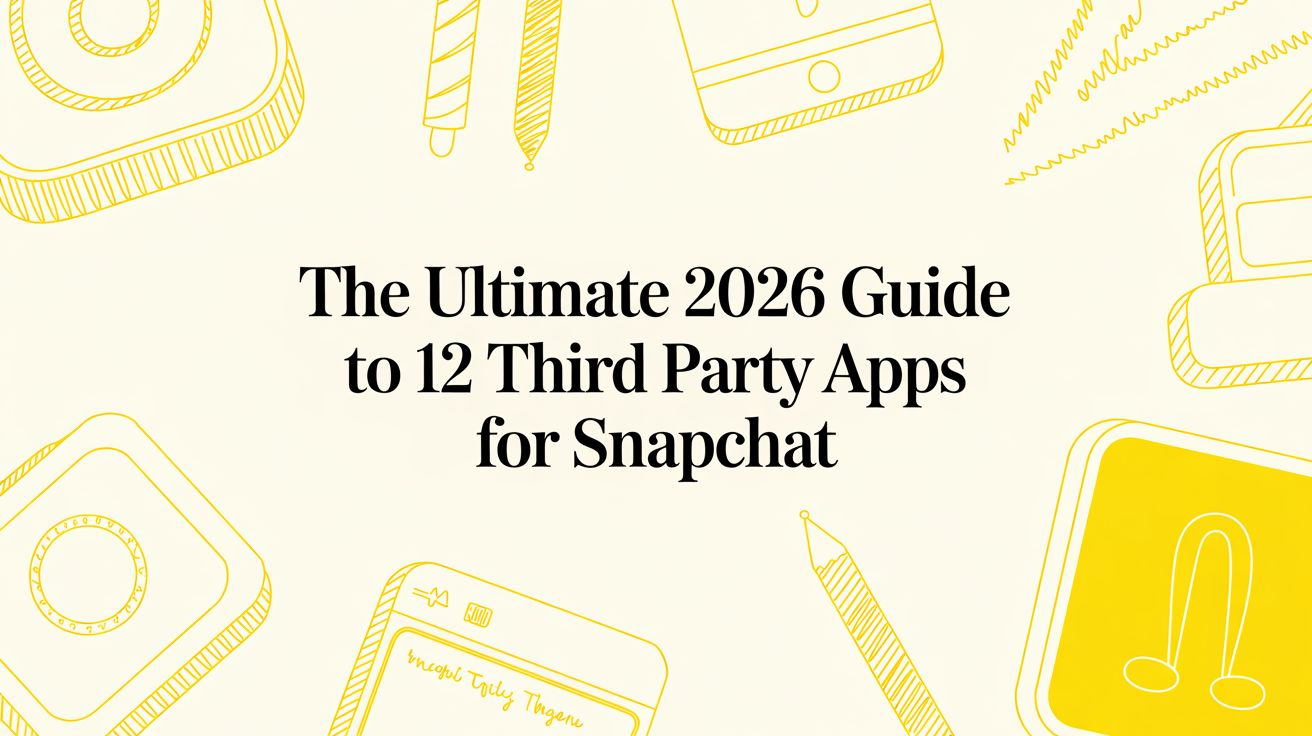 The Ultimate 2026 Guide to 12 Third Party Apps for Snapchat