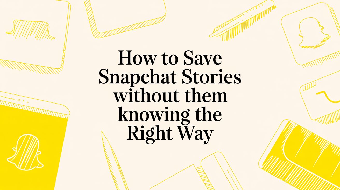 How to Save Snapchat Stories Without Them Knowing (The Right Way)