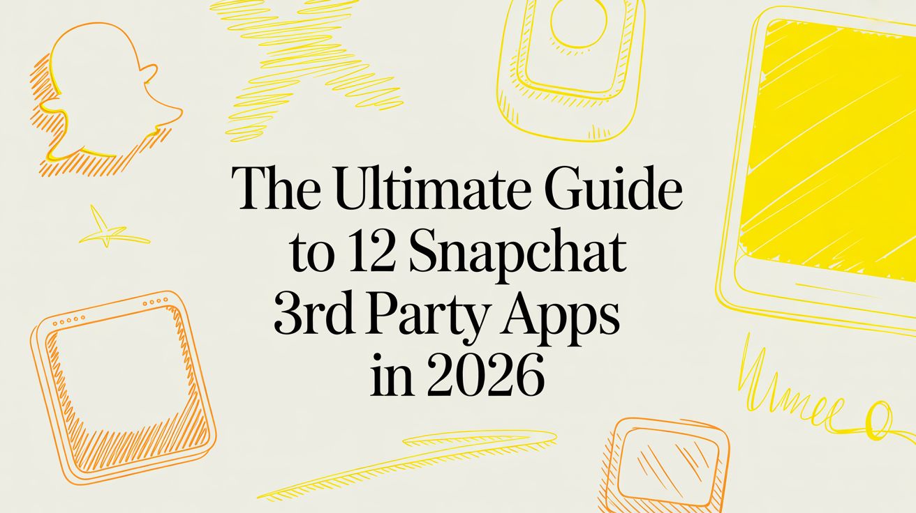 The Ultimate Guide to 12 Snapchat 3rd Party Apps in 2026