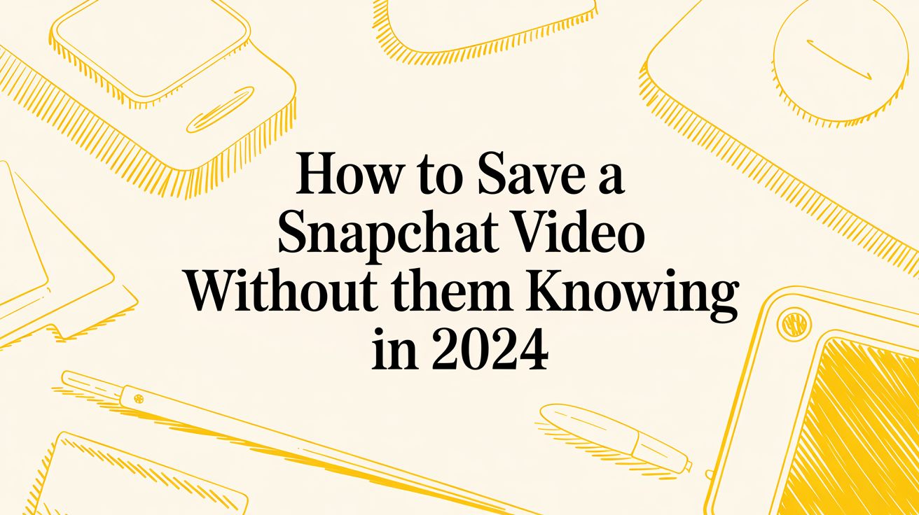 How to Save a Snapchat Video Without Them Knowing in 2024