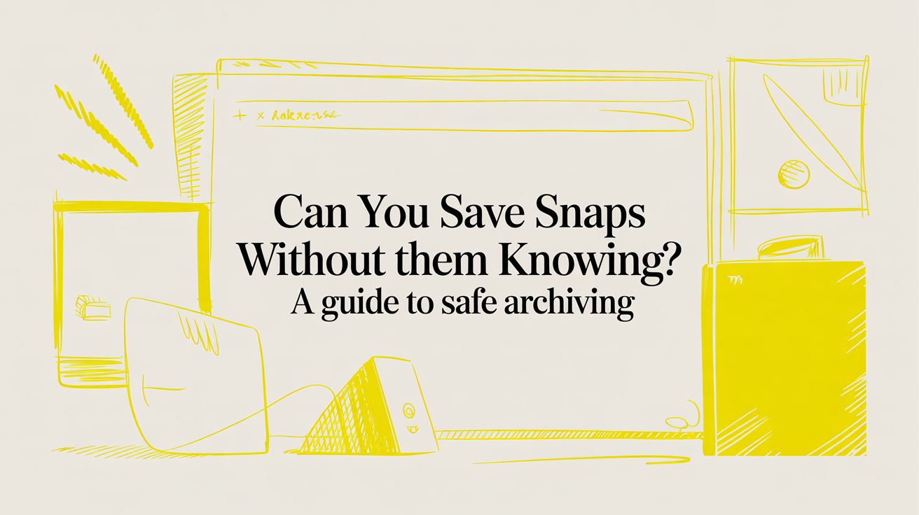 Can You Save Snaps Without Them Knowing? The Smart Privacy Guide