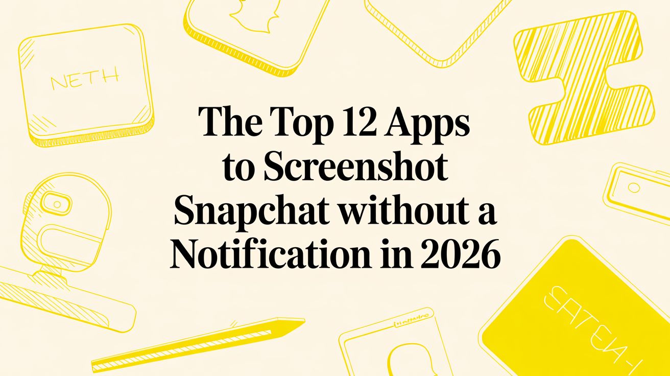 The Top 12 Apps to Screenshot Snapchat Without a Notification in 2026