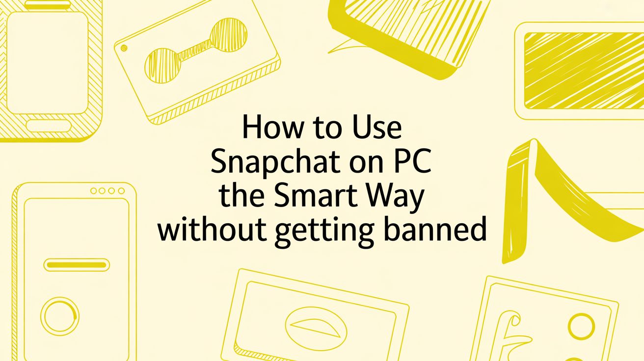 How to Use Snapchat on PC the Smart Way (Without Getting Banned)