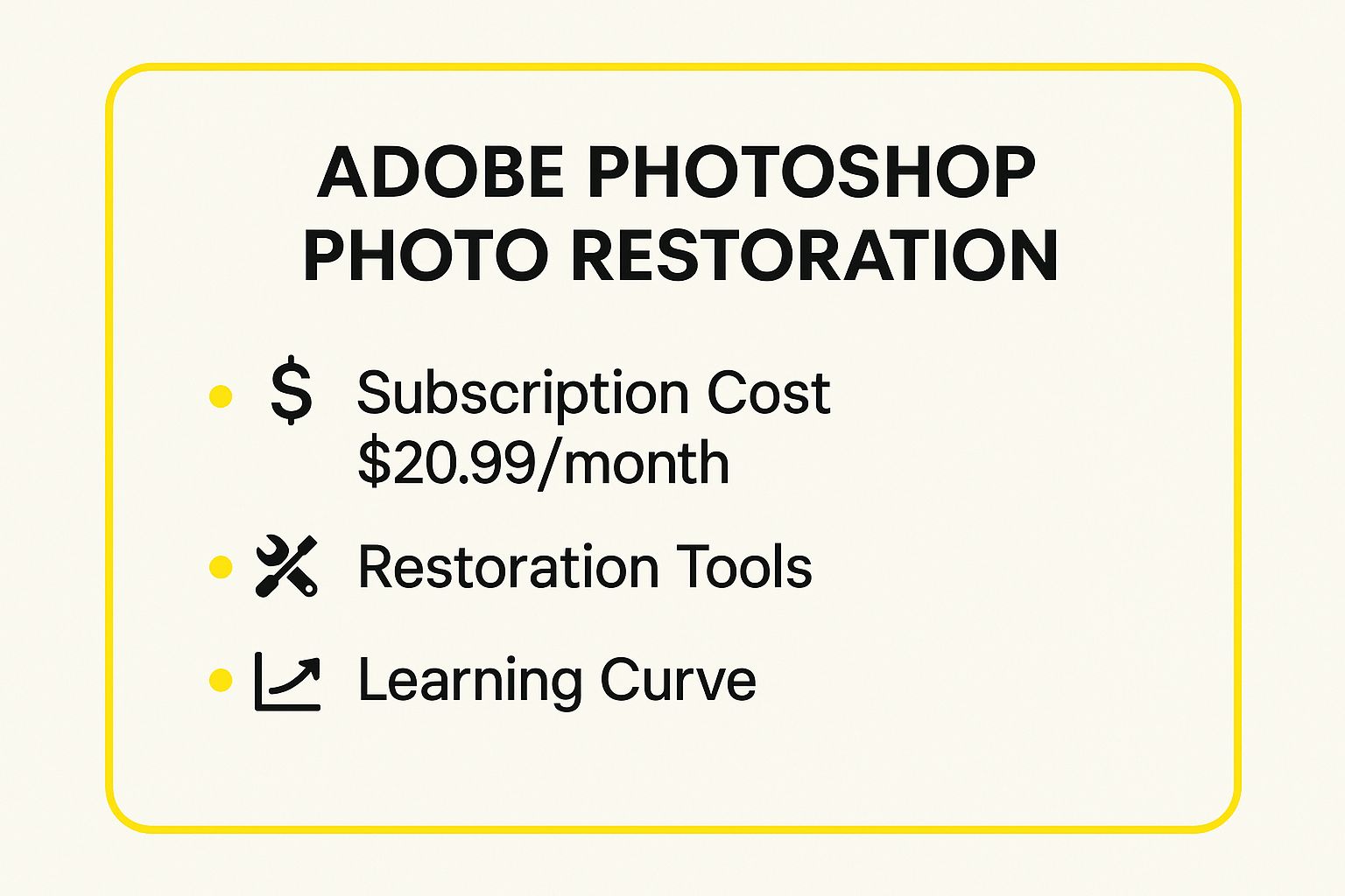 Infographic showing key data about Adobe Photoshop (with Camera Raw)