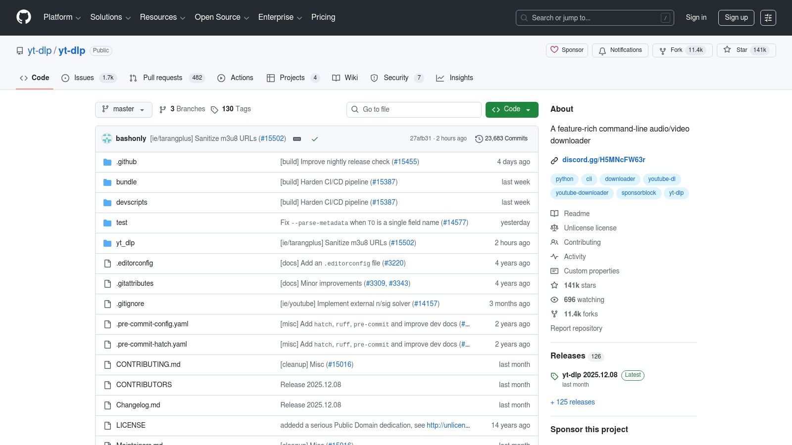 yt-dlp (open-source, CLI)