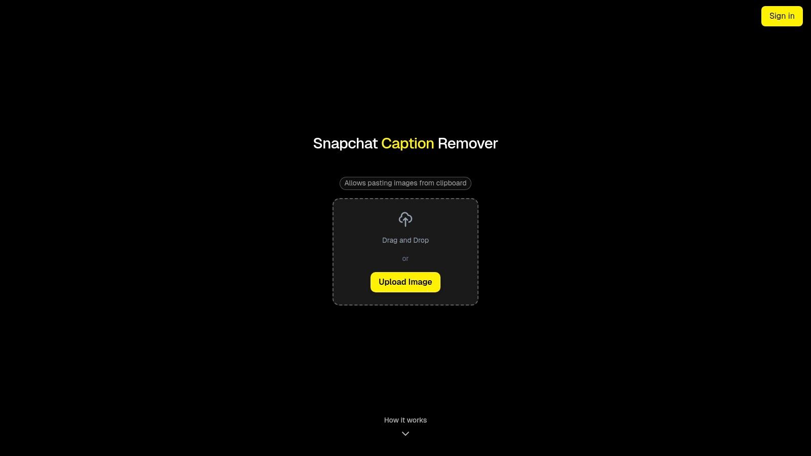 SnapCaptionRemover