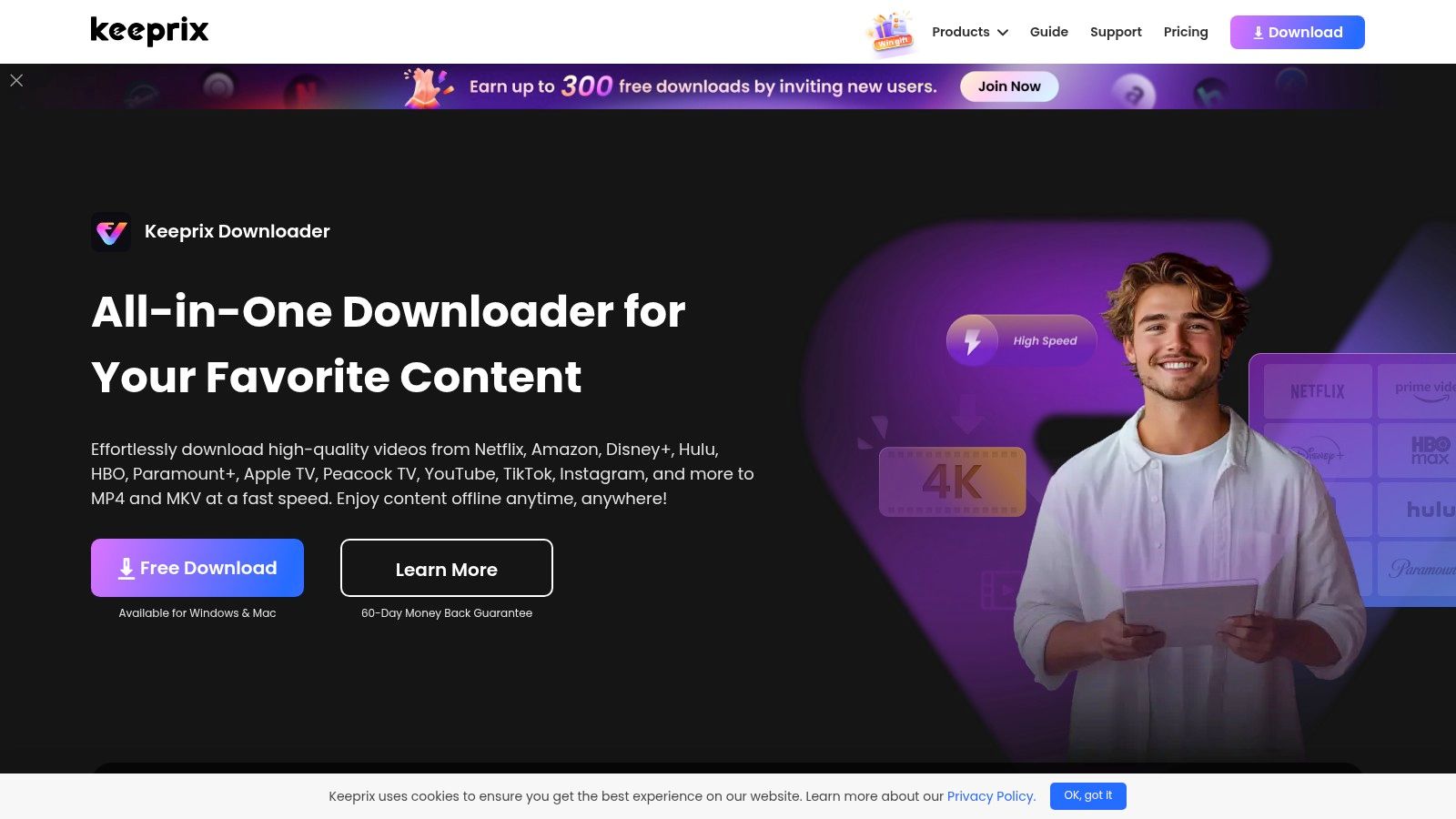 Keeprix All-in-One Downloader