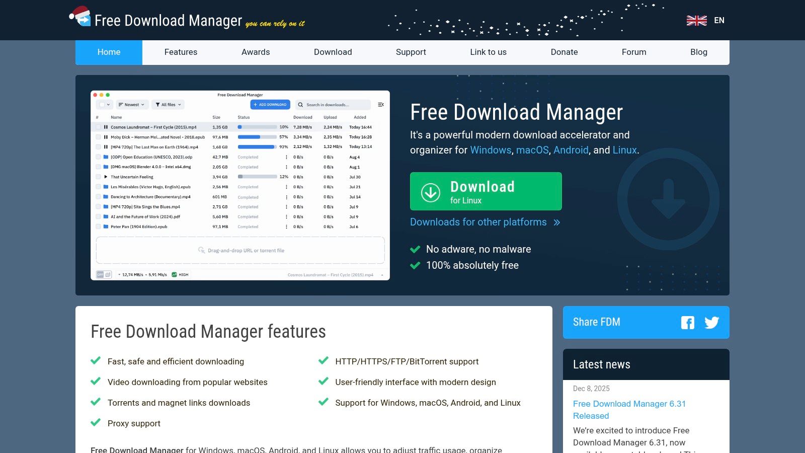 Free Download Manager (FDM)