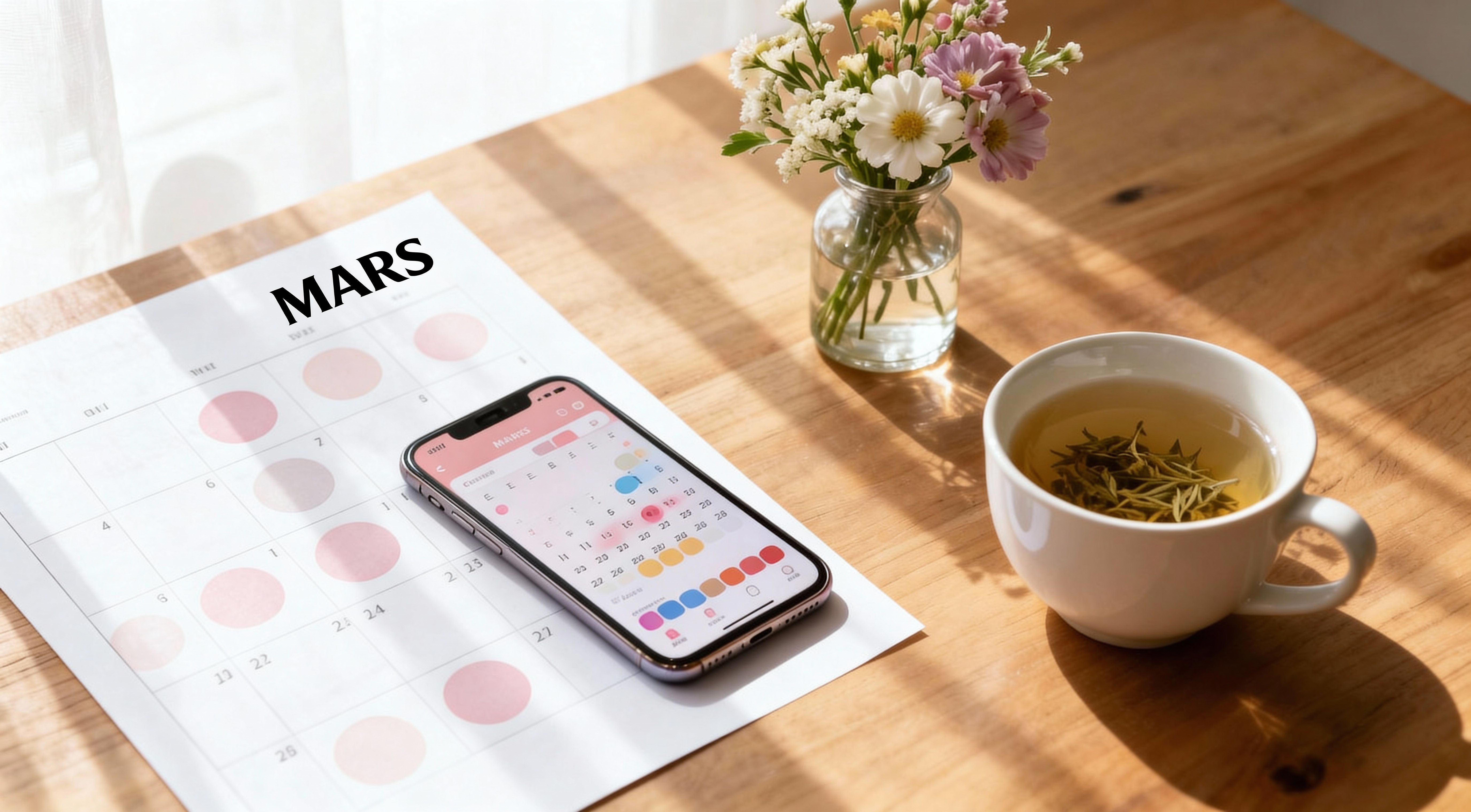 Calendrier cycle menstruel: le guide pour comprendre ton corps