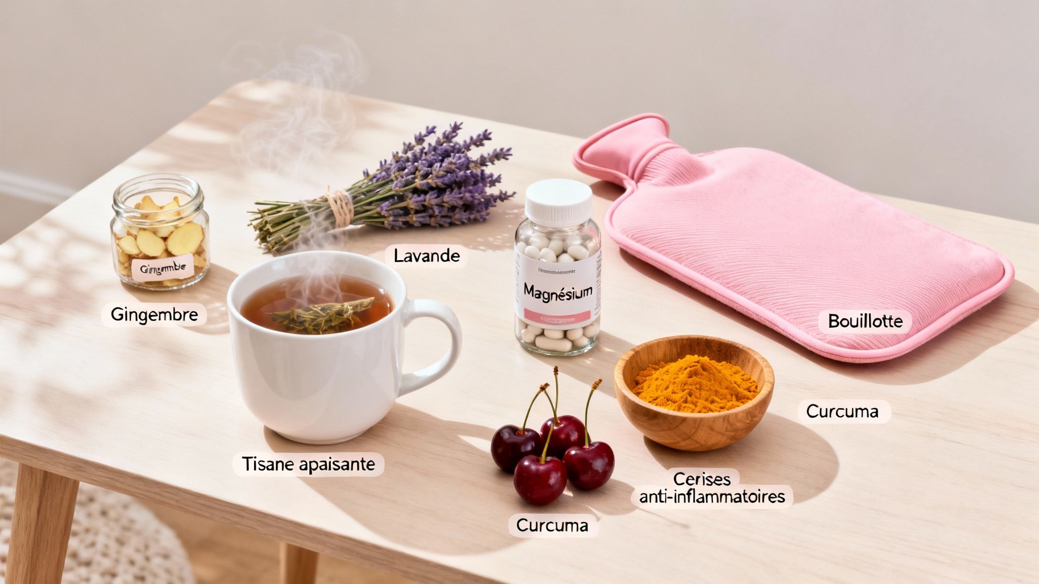 Remèdes naturels pour les règles douloureuses : 10 solutions efficaces pour soulager tes crampes