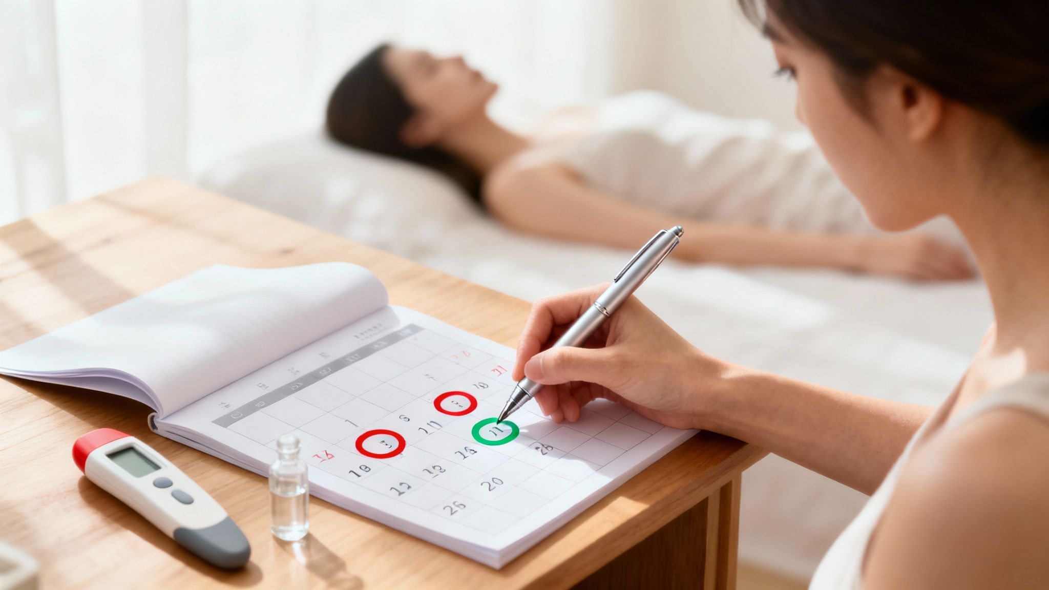 Quand situer ta période d'ovulation après tes règles