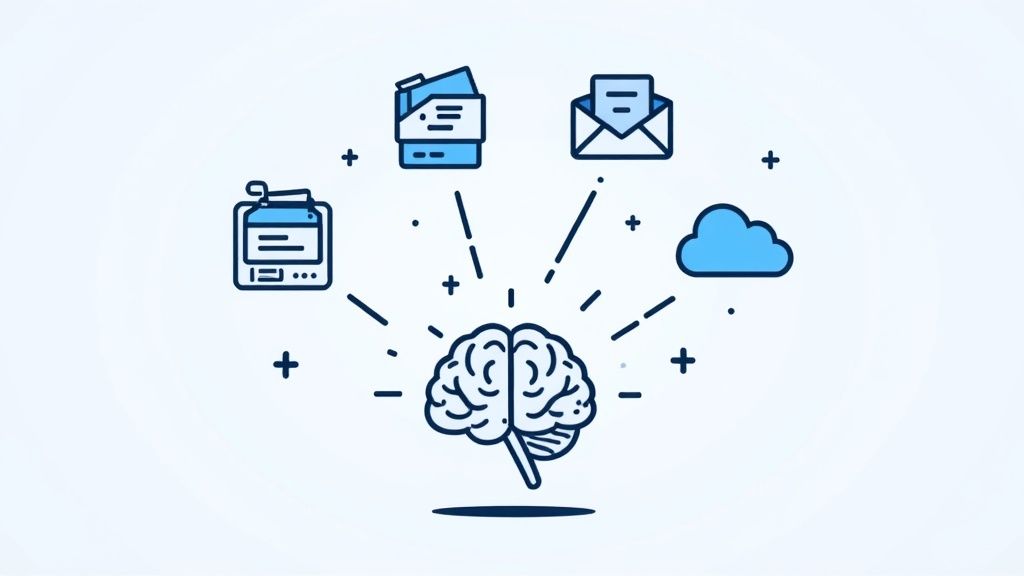 Professionals collaborating with AI note taking