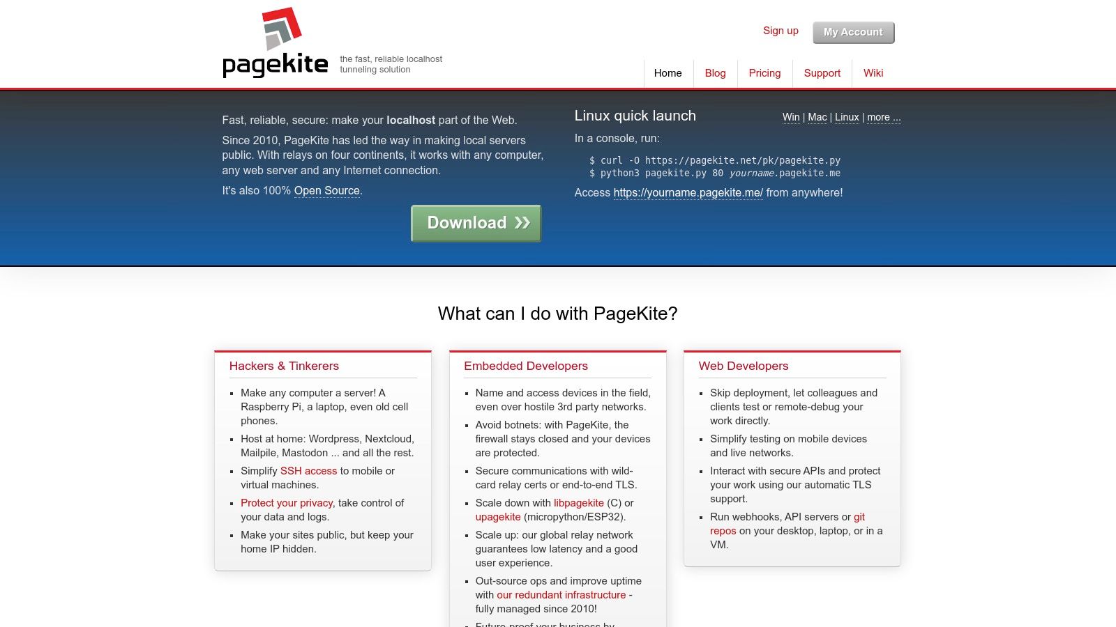Pagekite