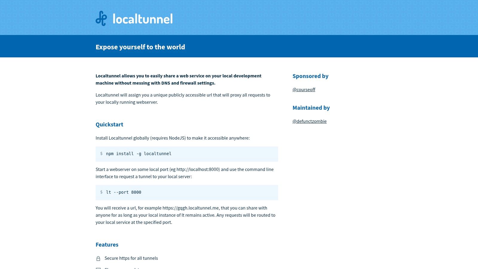 Localtunnel