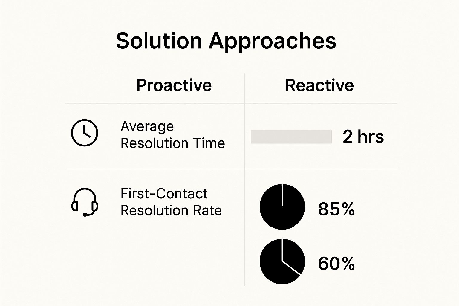 Infographic about customer service problem resolution