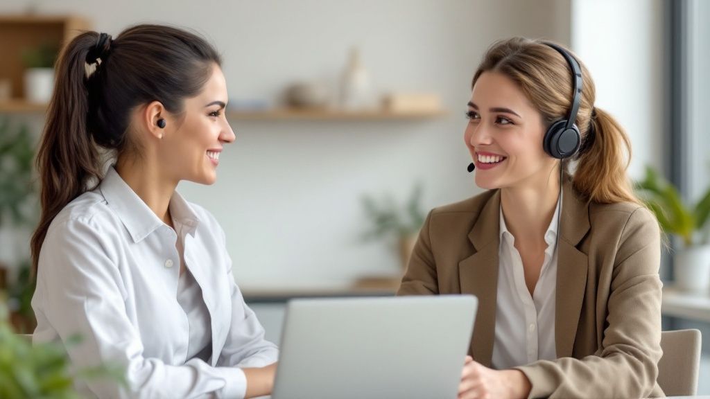 Customer service video training