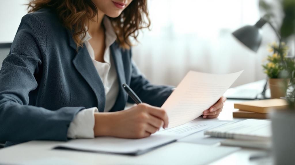 A customer support agent smiling and helping a customer, symbolizing a positive outcome from a complaint.