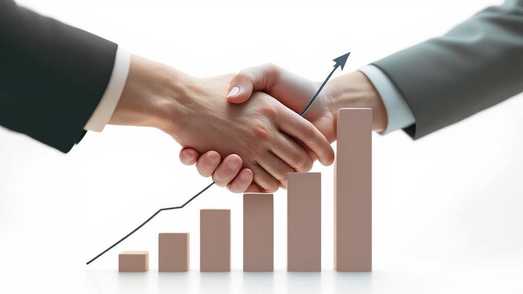 A single gold chess piece stands out among a set of standard white pieces, symbolizing a unique strategic advantage.