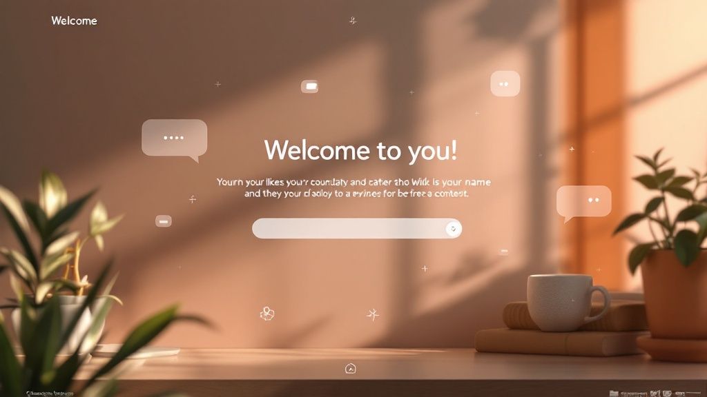 Personalized Welcome Sequences