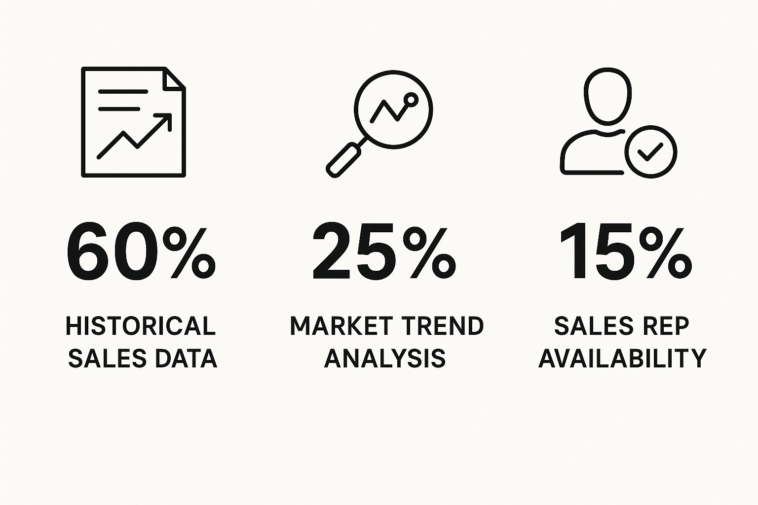 Infographic about sales capacity planning