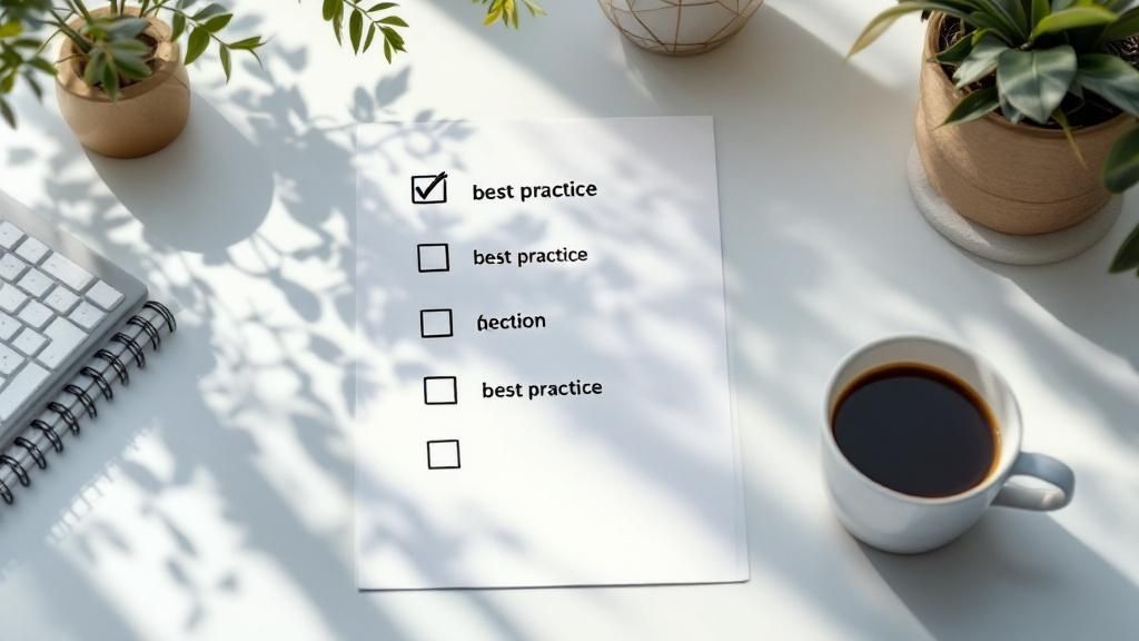 A film crew setting up a shot for a video testimonial in an office setting.