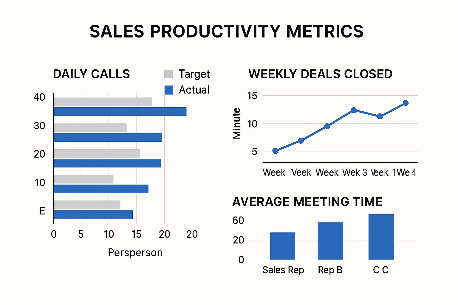 Infographic about how to improve sales productivity