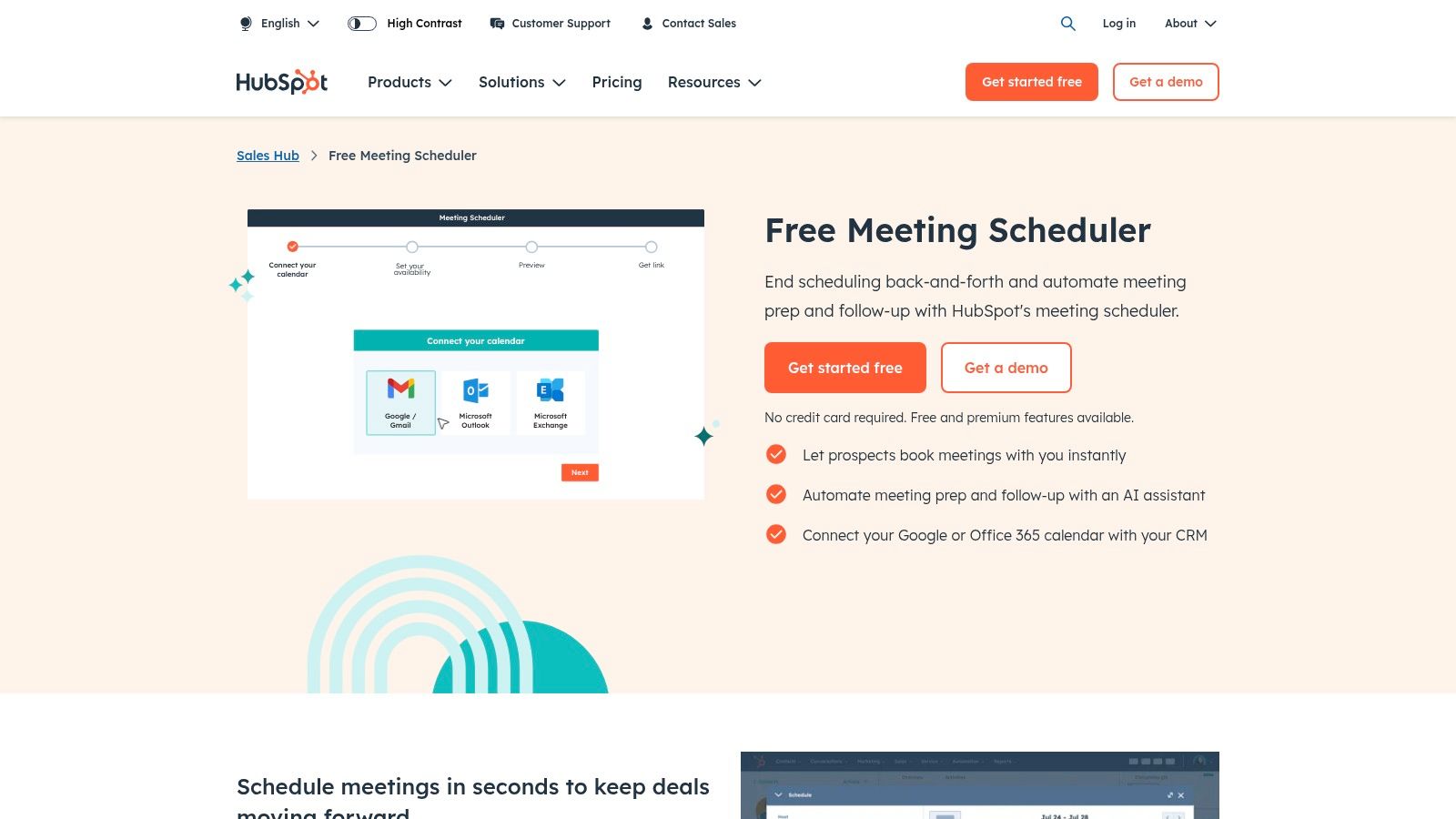 HubSpot Meetings