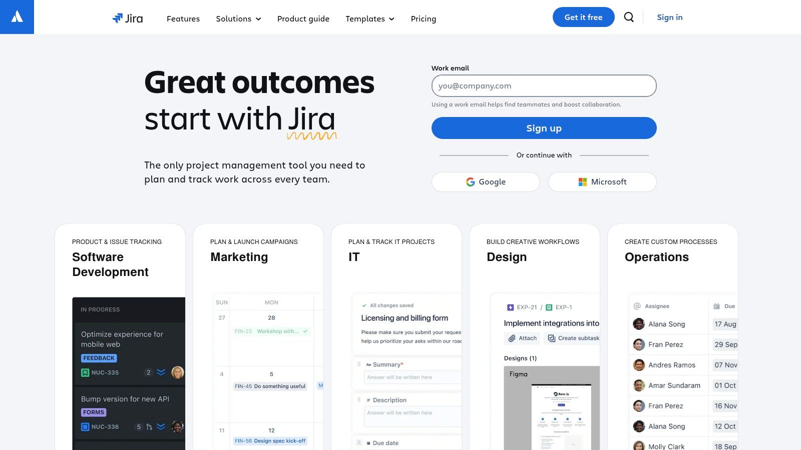 Atlassian's Jira Templates