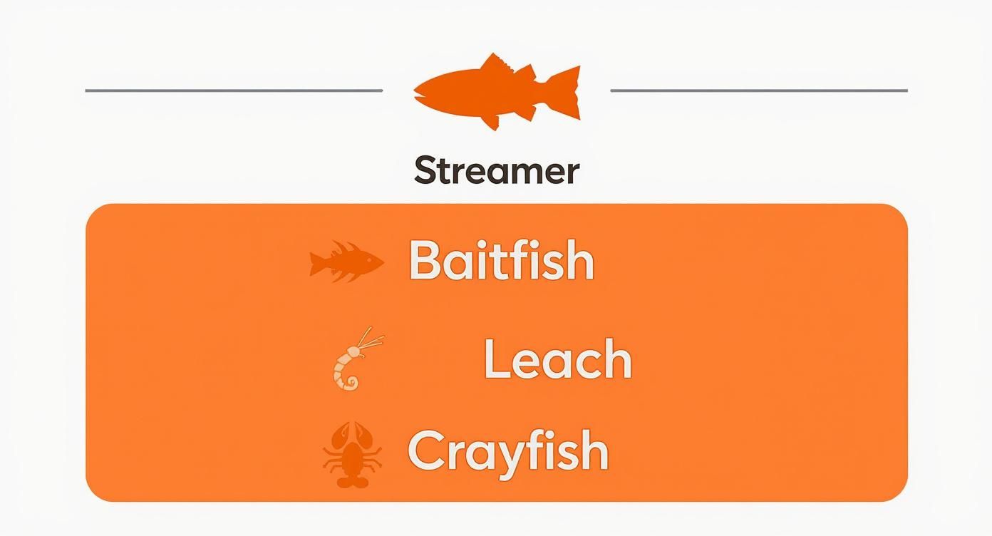 Infographic about fly fishing methods