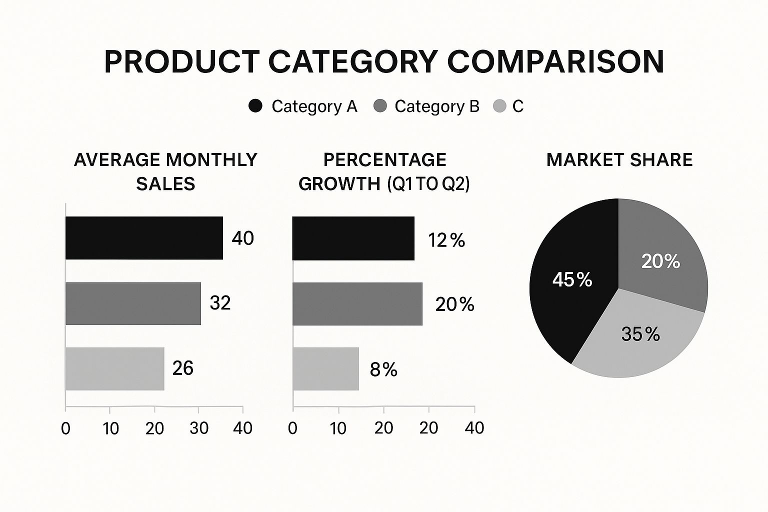 Infographic about best selling products online