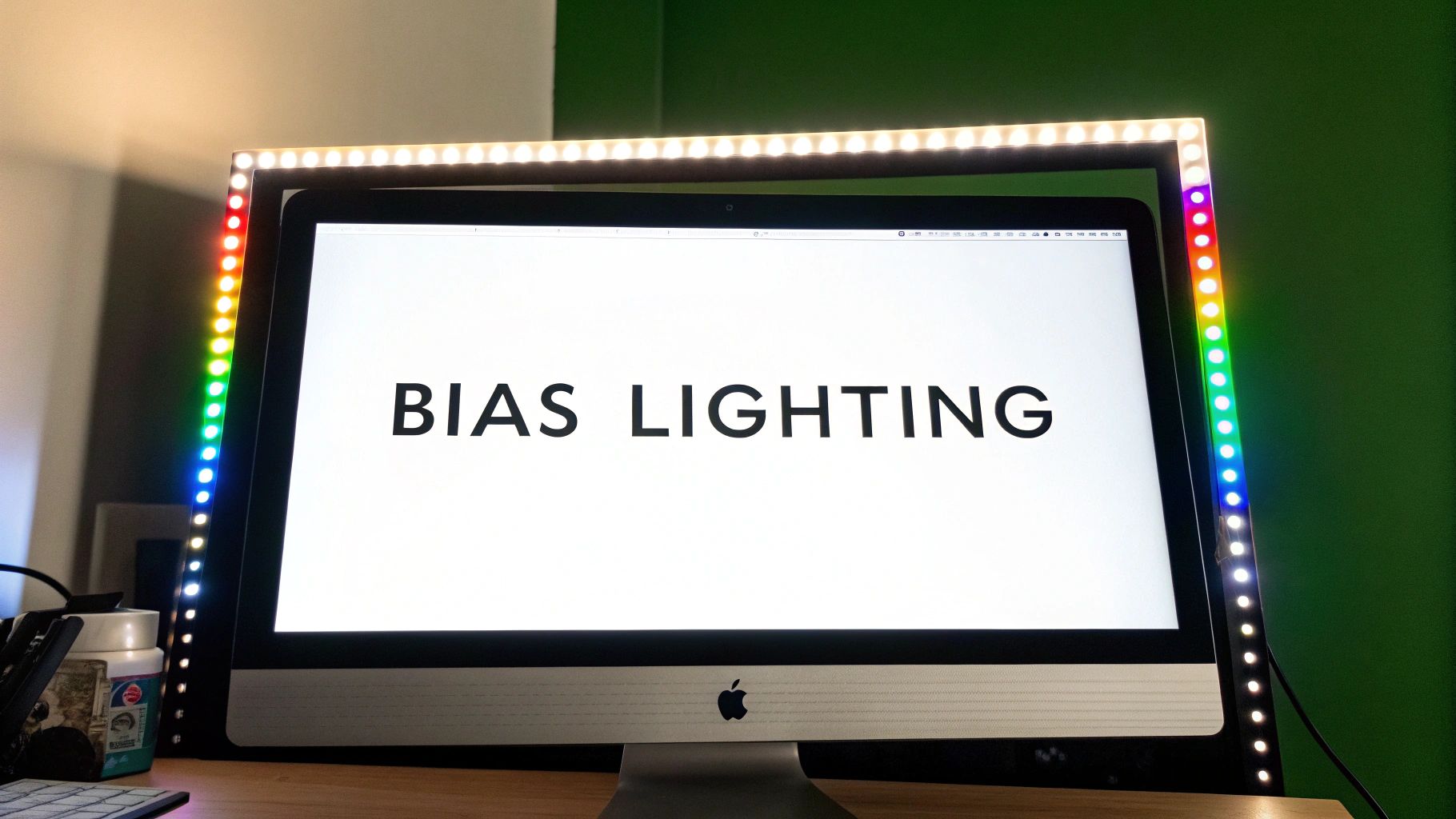 Bias Lighting Behind Monitors