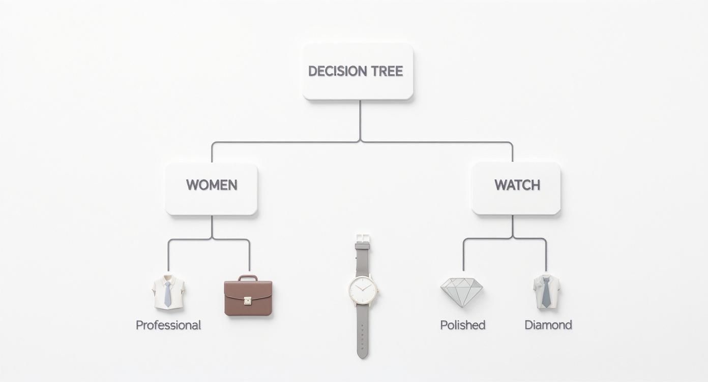 Infographic about how to dress business casual