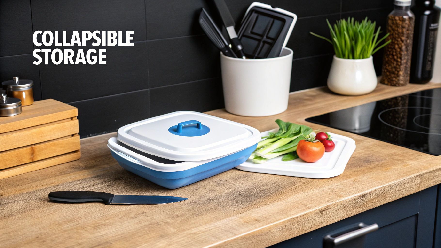 Collapsible Silicone Containers