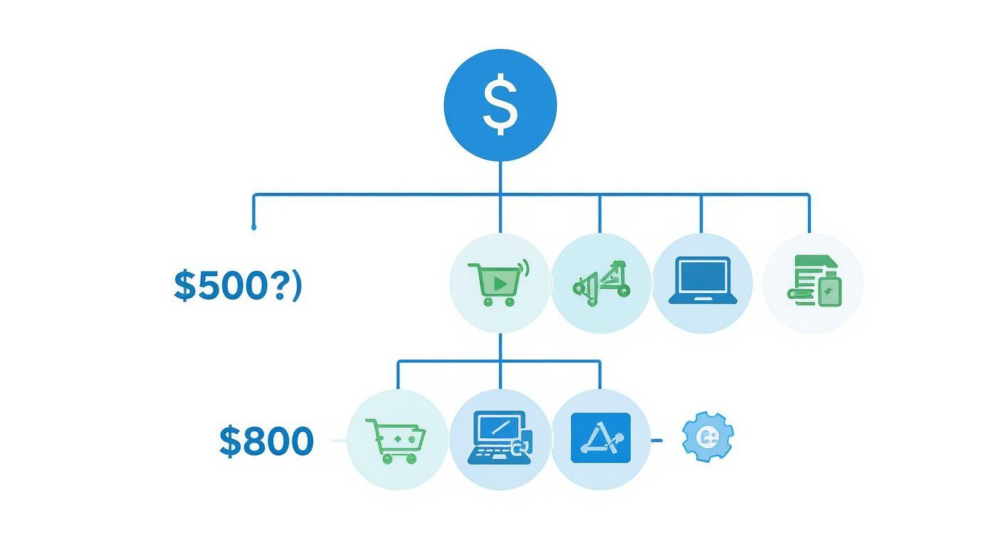 Infographic about budget laptop for students