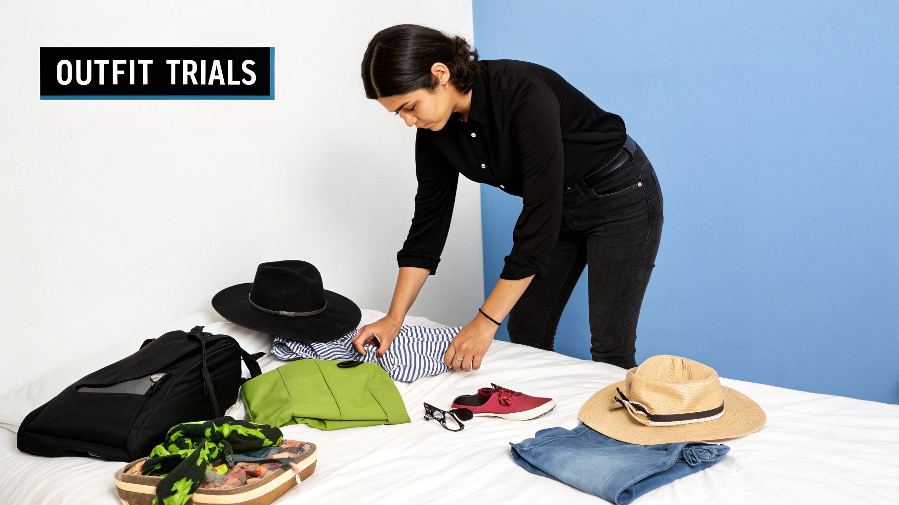 A stylish person confidently walking down a city street, showcasing a well-put-together, personal look.