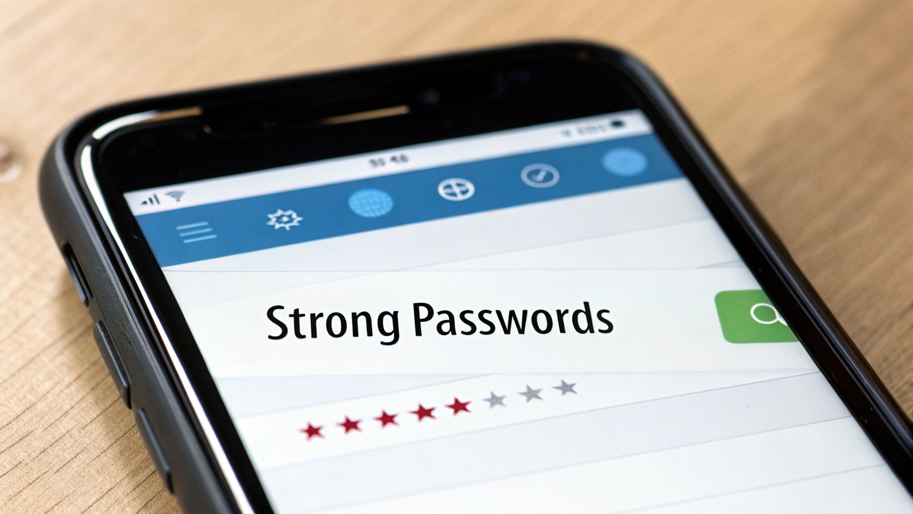 Use Strong, Unique Passwords