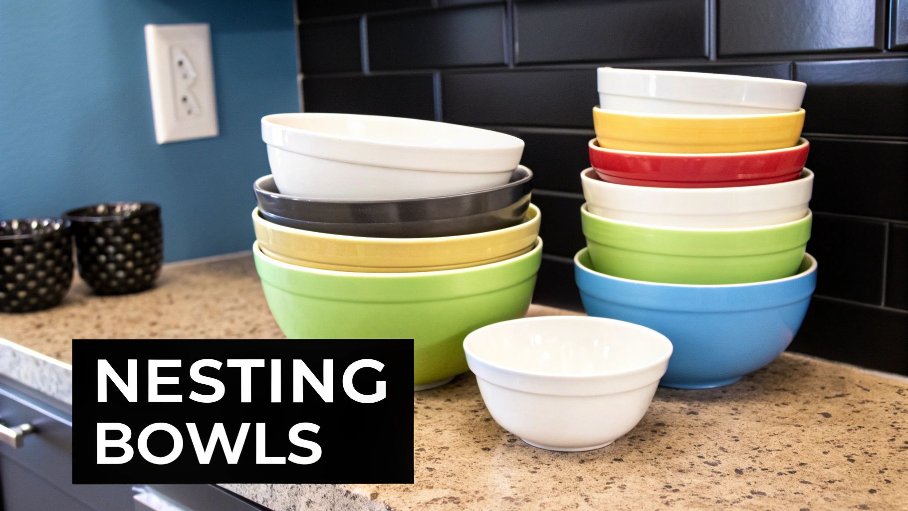 2. Nesting Bowls and Measuring Sets: The Cabinet Consolidator