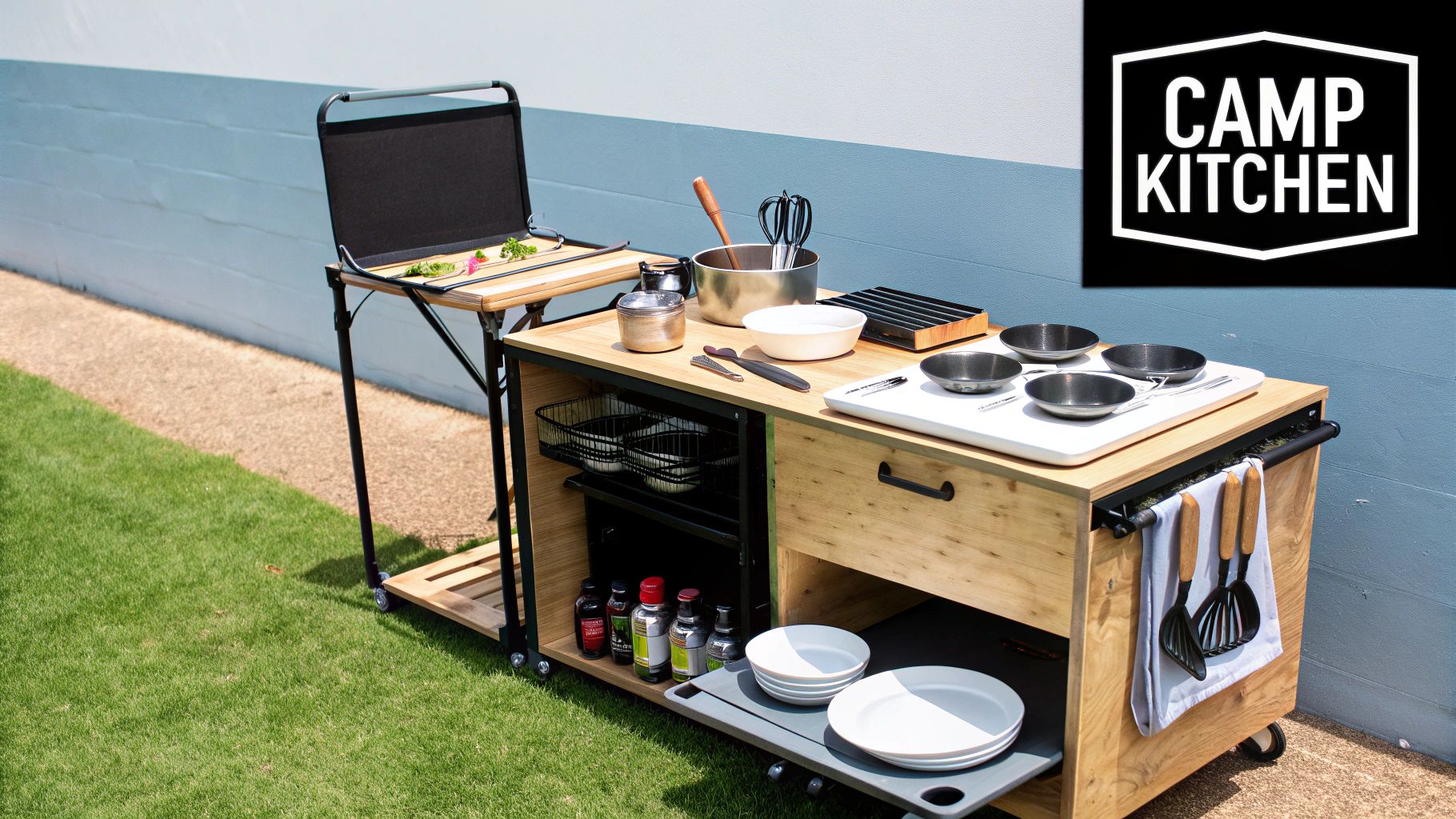 Modular Camp Kitchen Setup